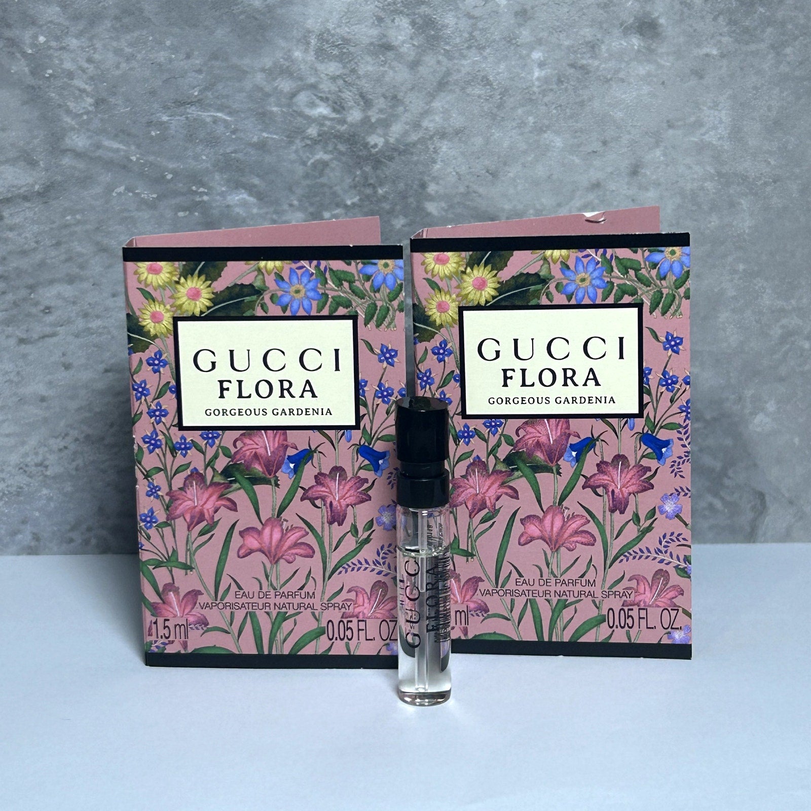 Gucci Floral Gorgeous Gardenia EDP 1.5 ML Samples, Set of 2